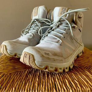 On hiking boots worn twice